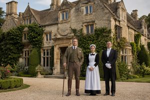 English Manor with Lord and Staff